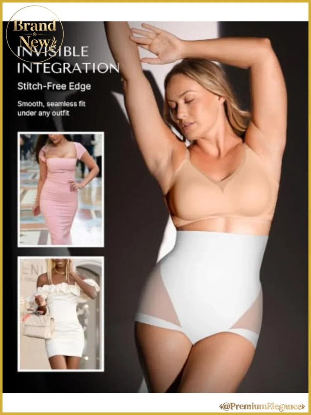 High Waist Tummy Control Slips Shapewear Panties Under Dress